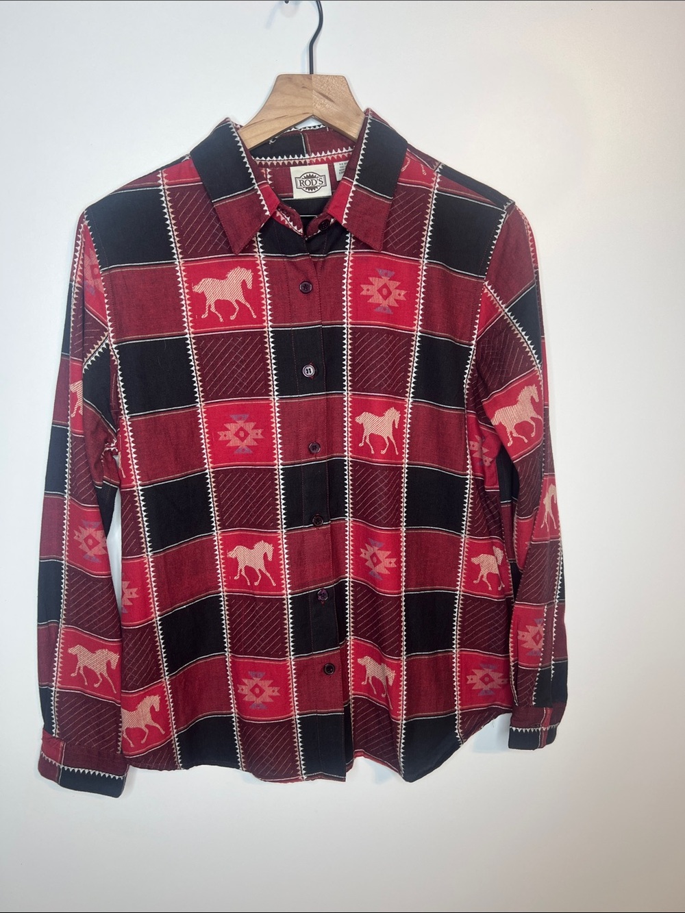 Vintage Rods western button down shirt